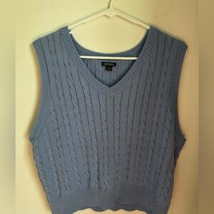 Wild Fable blue knit sweater vest